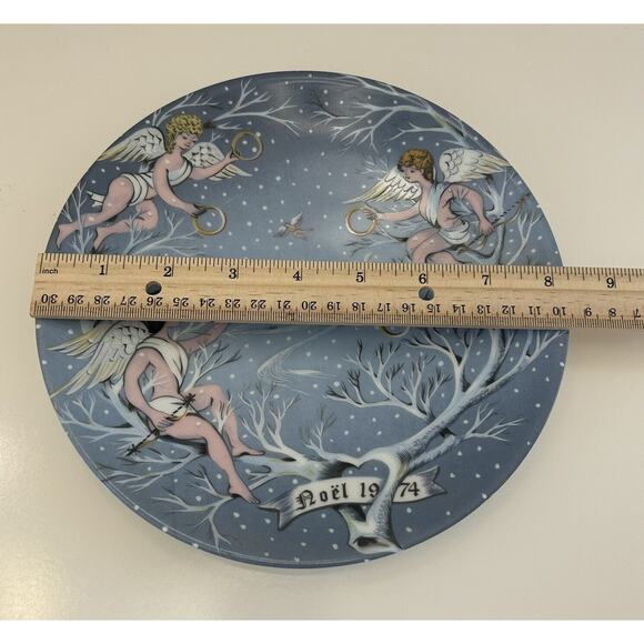 Haviland Limoges The 12 Days Of Christmas Plate Five Gold Rings 1974 Signed - Picture 6 of 6